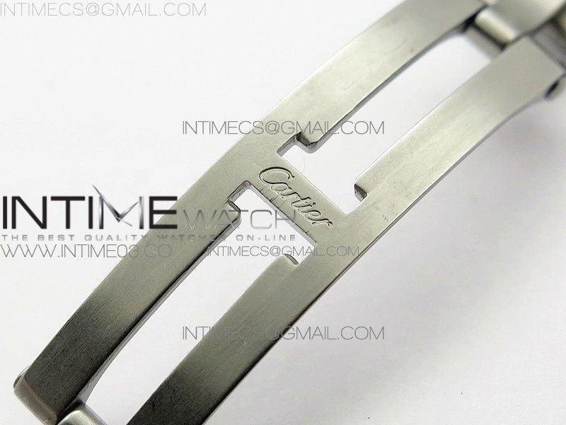 Ronde Solo de Cartier 29.5mm K11 1:1 Best Edition White Dial on SS Bracelet Ronda Quartz